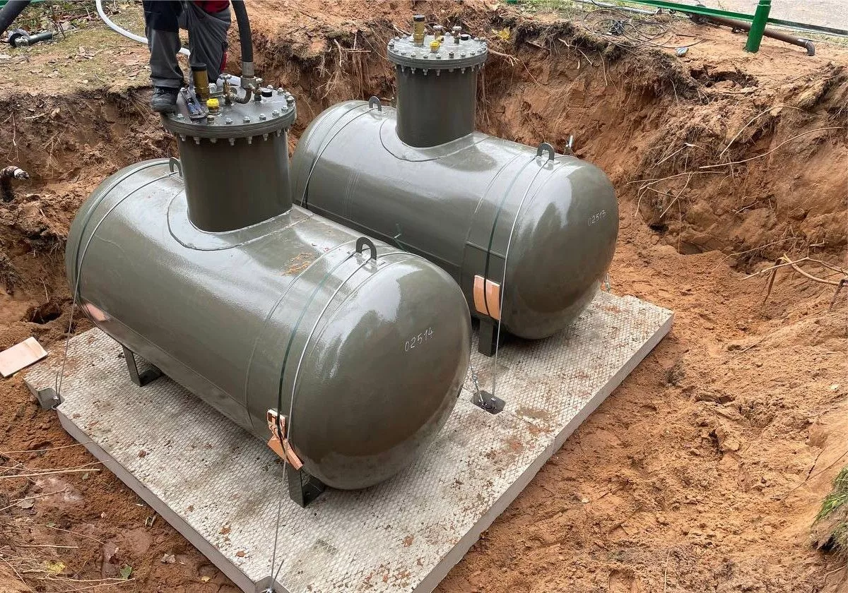 Замена газгольдеров для многоквартирного дома